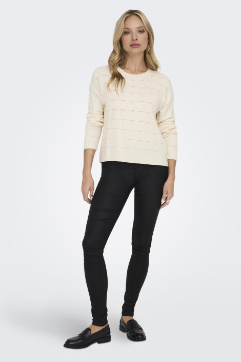 Only onlanne k mid waist coated jeans no
